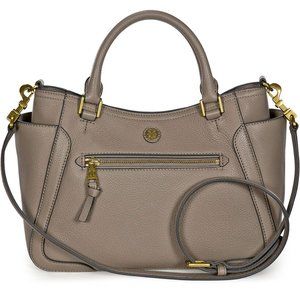 TORY BURCH Small Frances Satchel French Gray